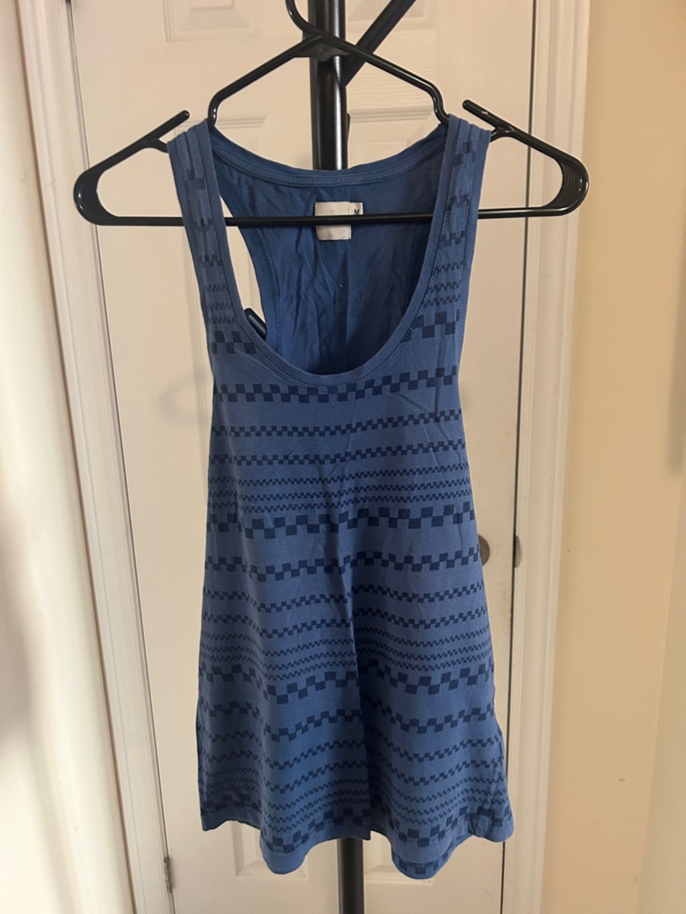 ASOS Blue Patterned Racerback Tank - Picture 1 of 5